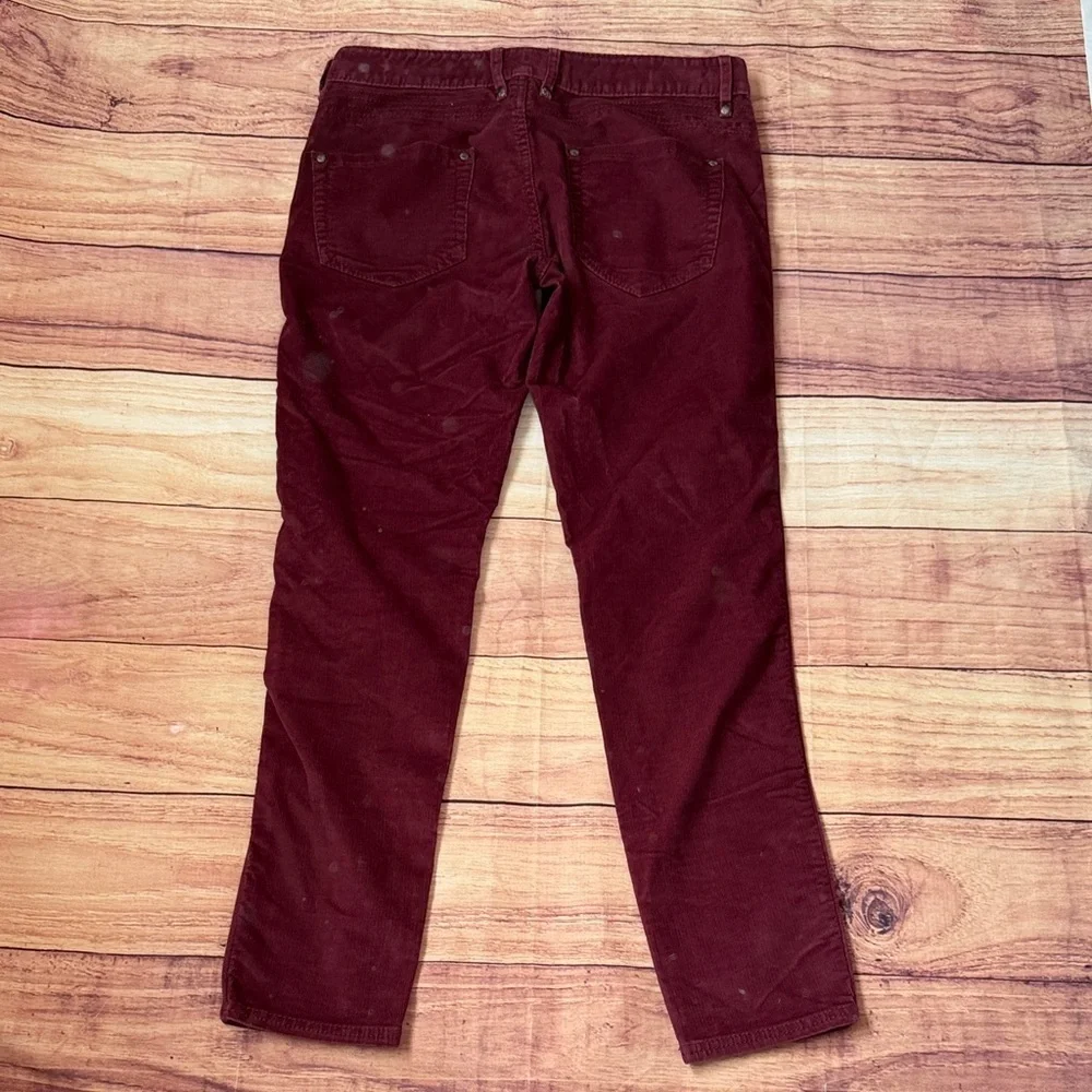 Athleta Maroon Straight Leg Corduroy Pants for Women - Picture 8 of 9